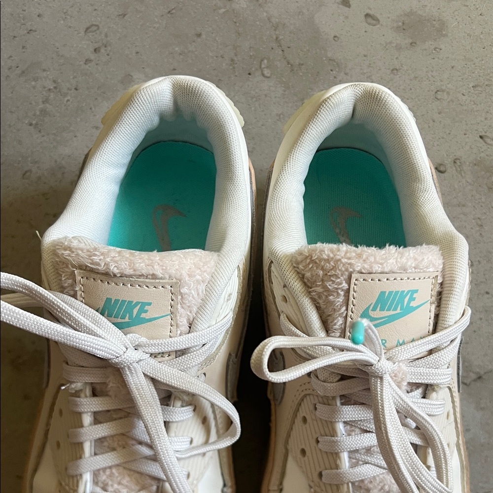 Nike Air Max 90 SE “Mama” Women's Cream and Tan Sneakers - Picture 7 of 8